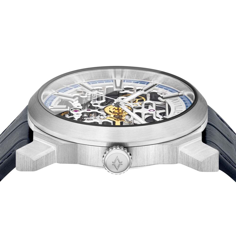 Avalieri Prestige Men's Swiss Automatic Blue Dial Watch - AP-0124