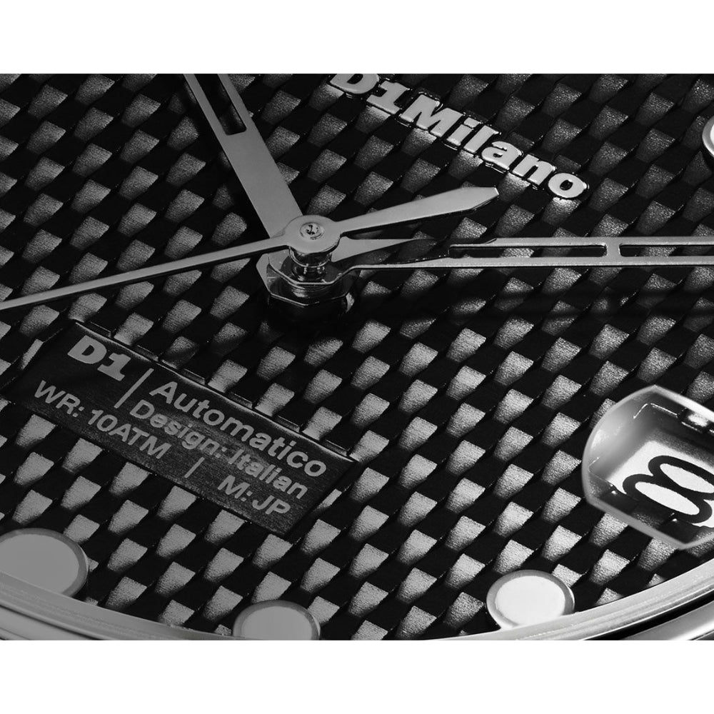 ساعة دي وان ميلانو Dual Black الرجالية أوتوماتيك - ML-0431