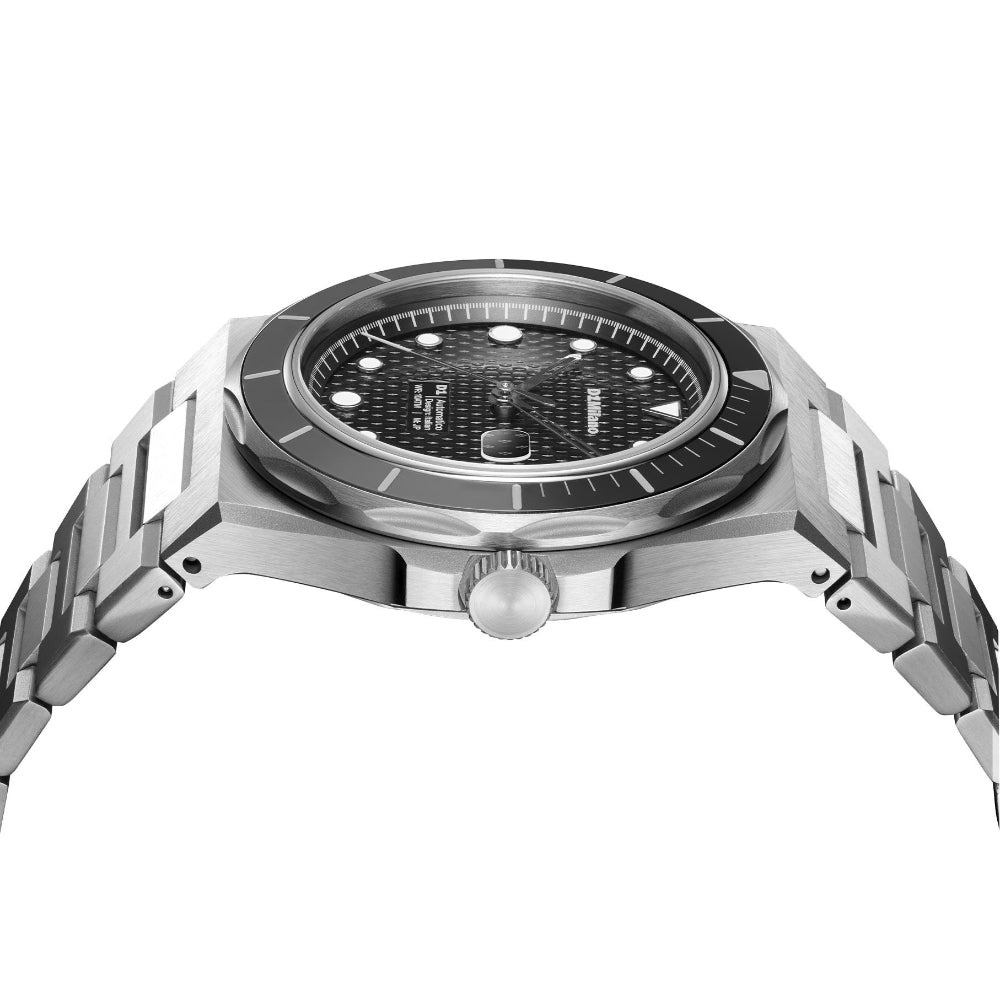 ساعة دي وان ميلانو Dual Black الرجالية أوتوماتيك - ML-0431