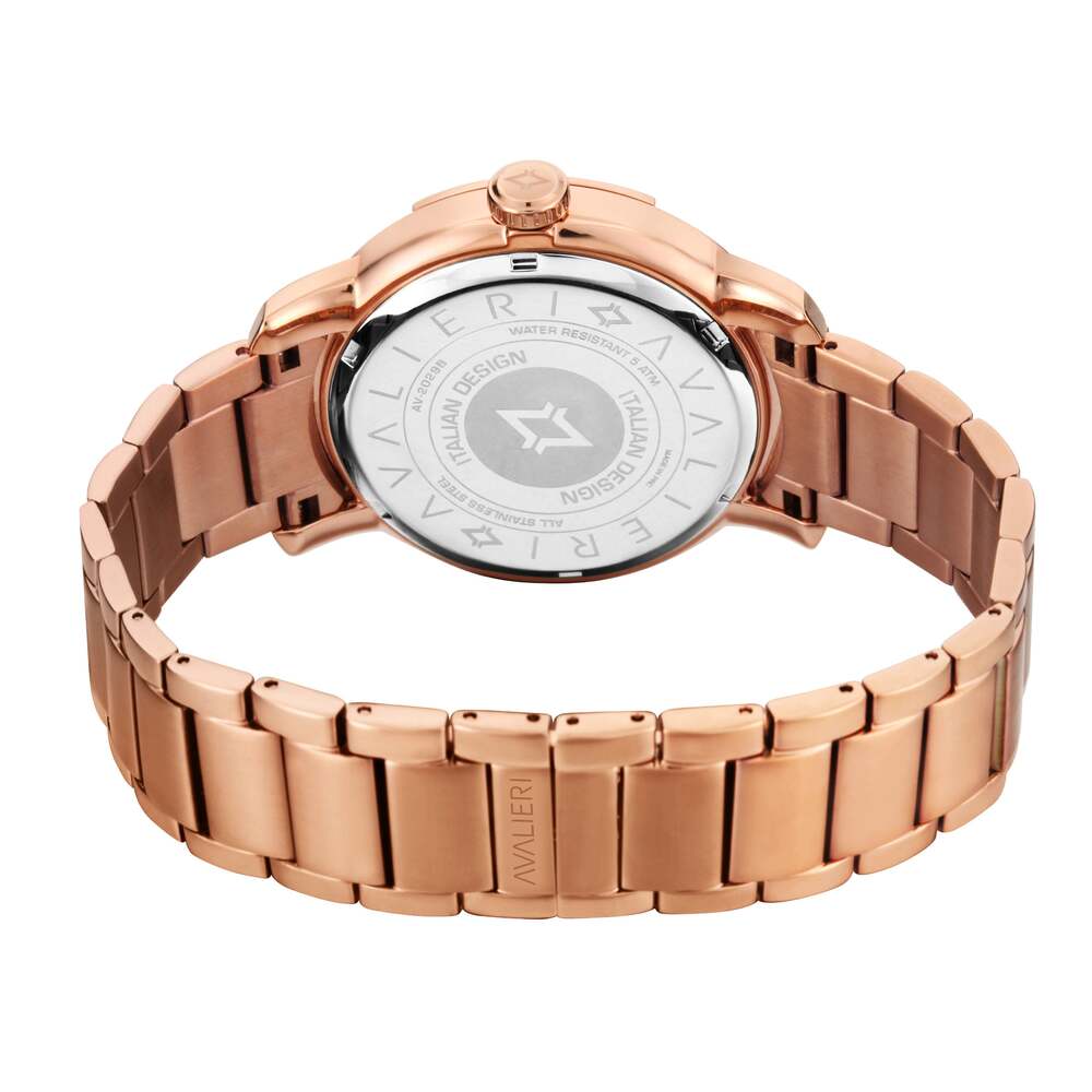 Avalieri Men's Quartz Watch, Brown Dial - AV-2029B