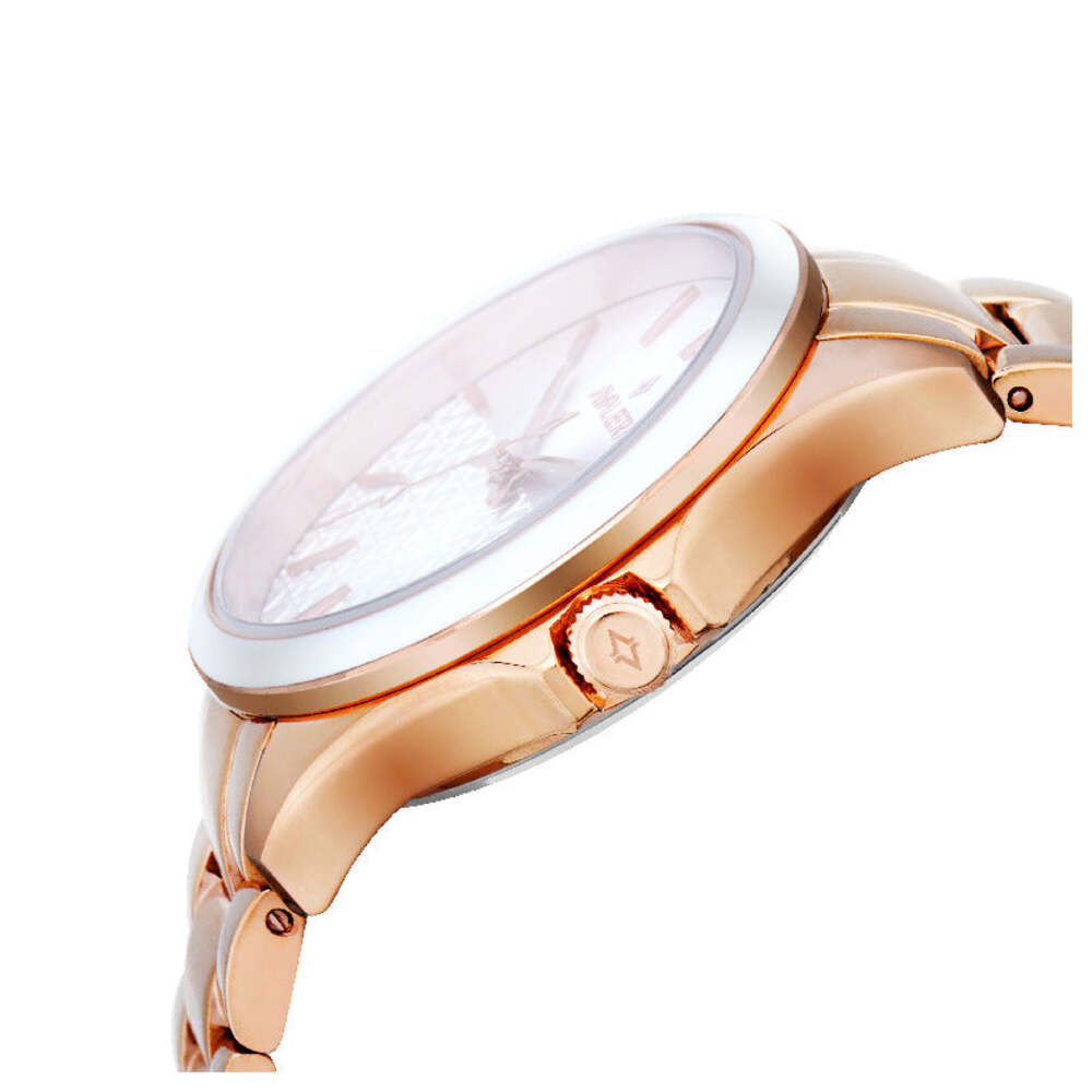 Avalieri Women's Quartz Watch With Silver White Dial - AV-2226B