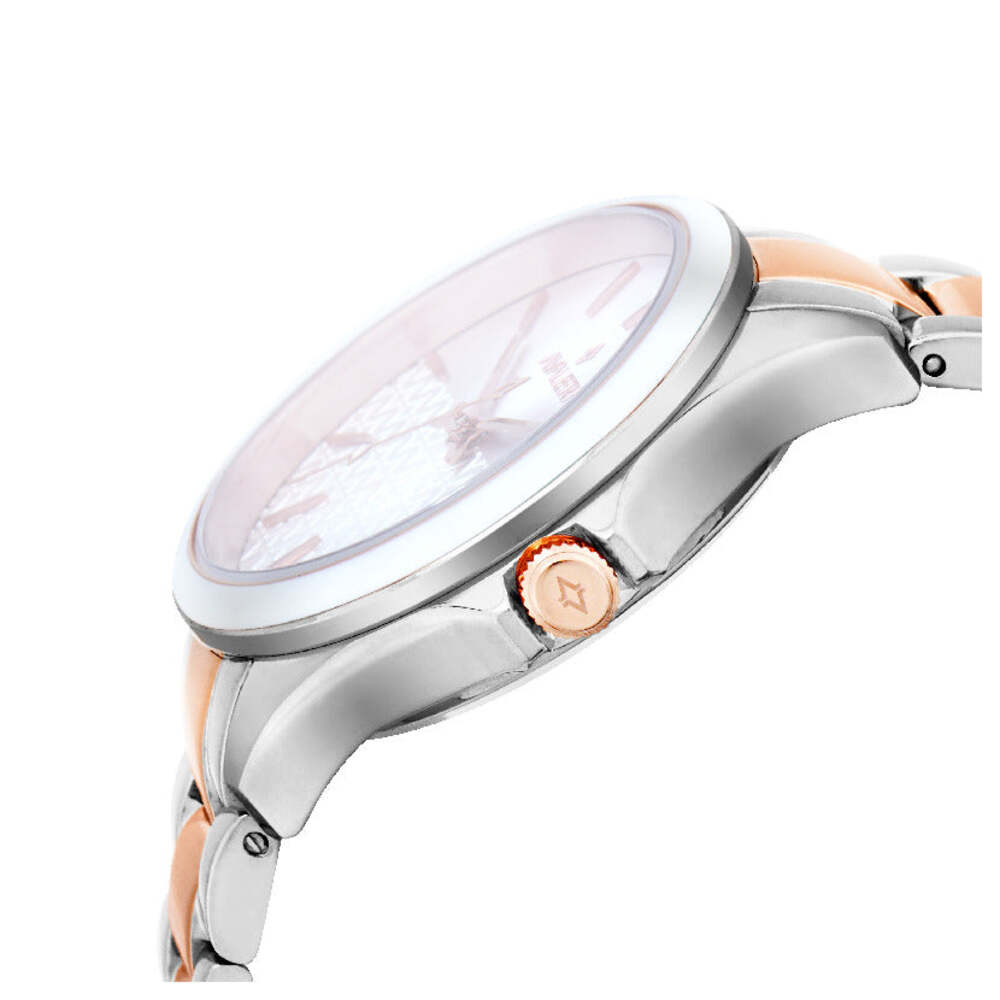 Avalieri Women's Quartz Watch With Silver White Dial - AV-2228B