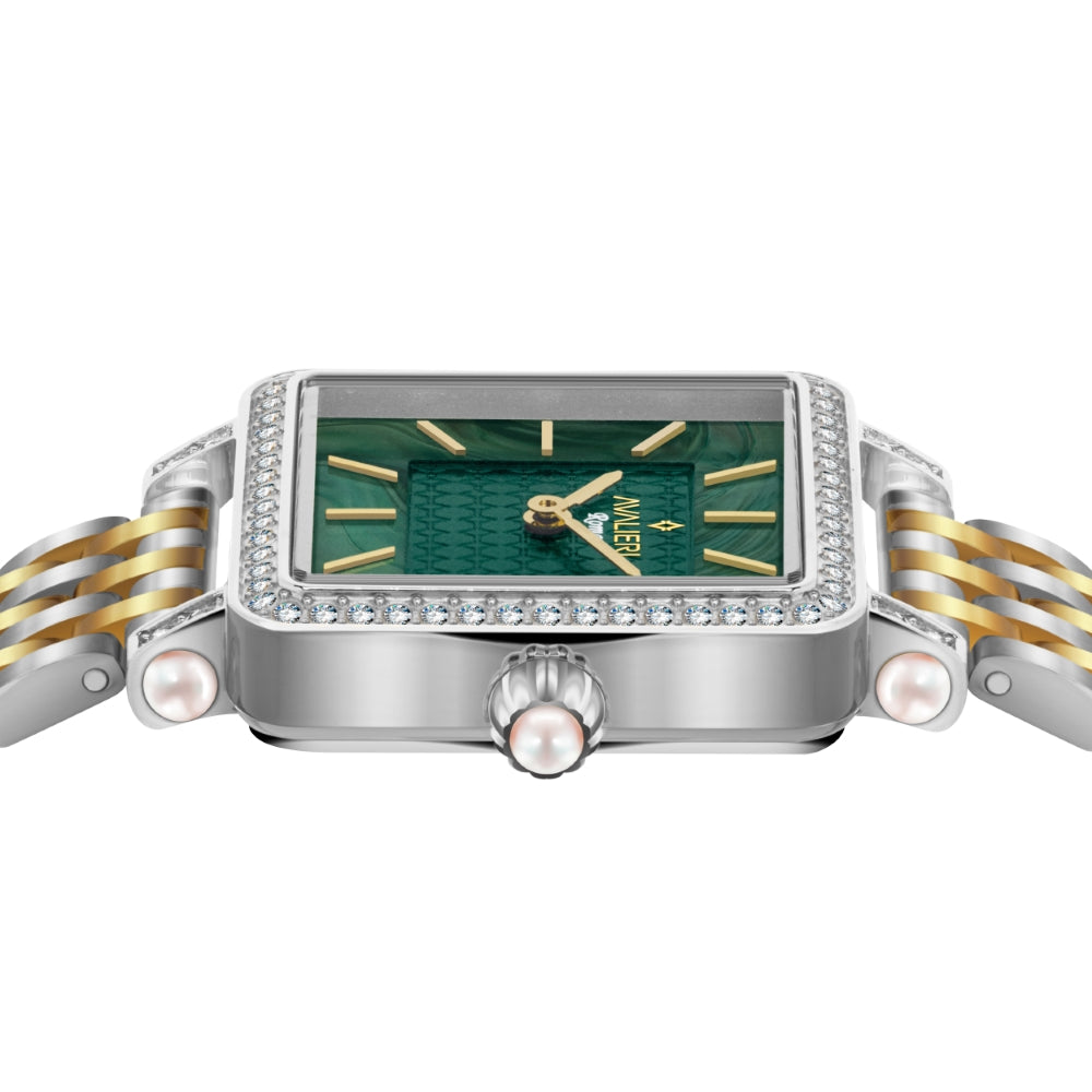 Avalieri Women's Quartz Watch with Green Dial - AV-2633B