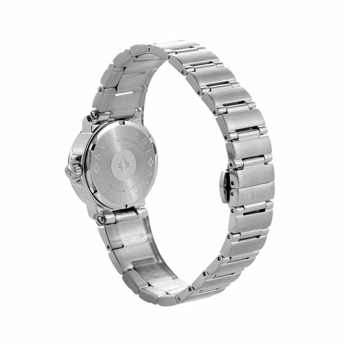 Avaleri Men's Quartz Watch with Silver Dial - AV-2697B