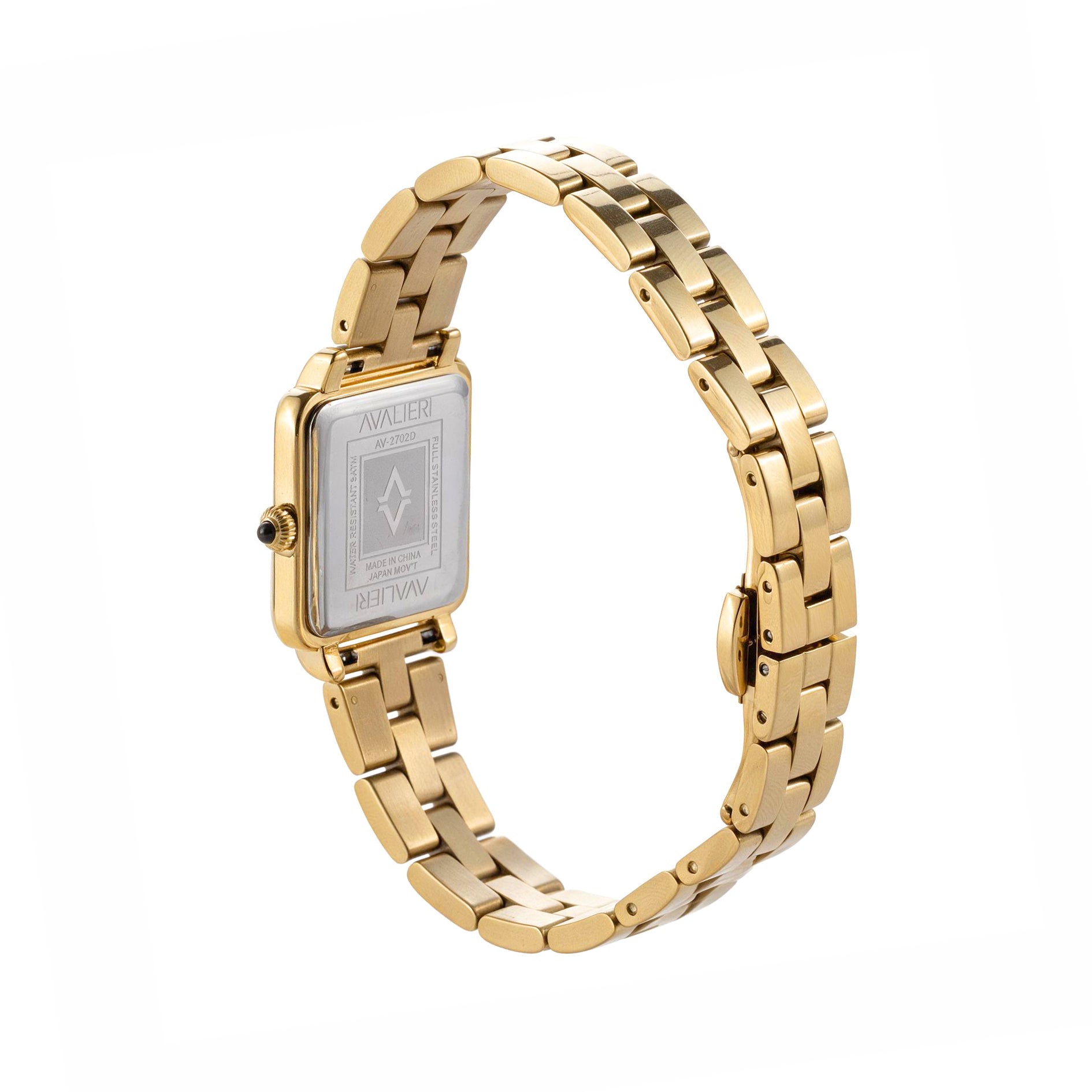 Avalieri Women's Quartz Watch with Silver Dial - AV-2702D