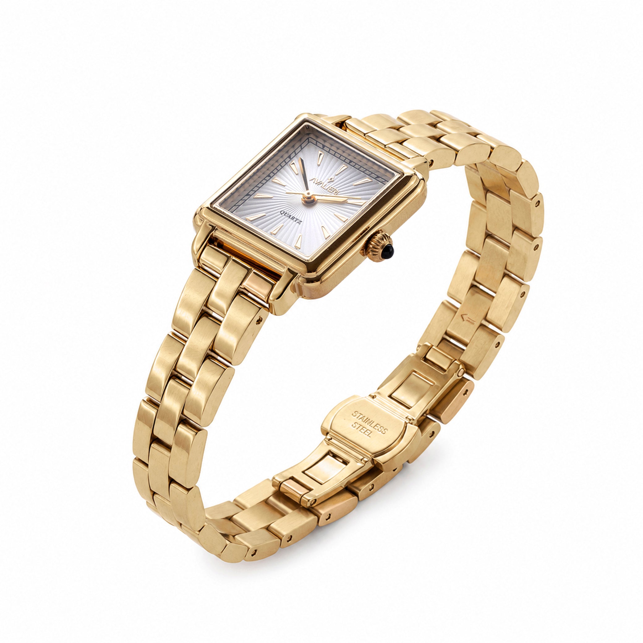 Avalieri Women's Quartz Watch with Silver Dial - AV-2702D