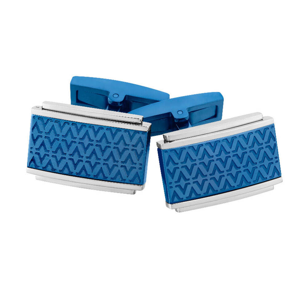 Avalieri blue and silver cufflinks - AVC-0153