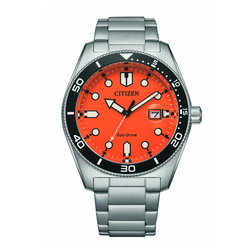 Citizen Men's Watch with Optical Powered Movement and Red Dial - CITC-0055