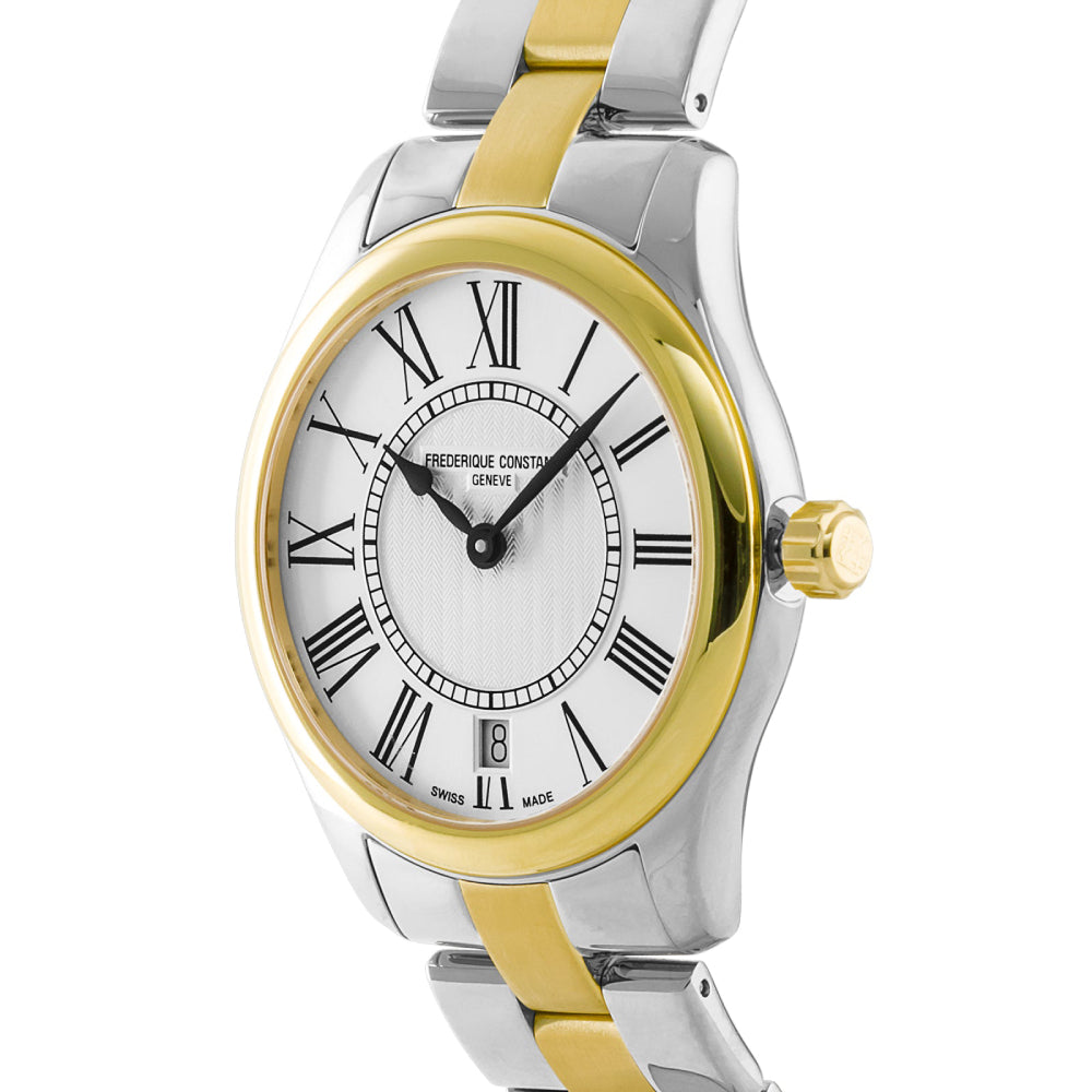 Frederique Constant Women's Quartz White Dial Watch - FC-0156