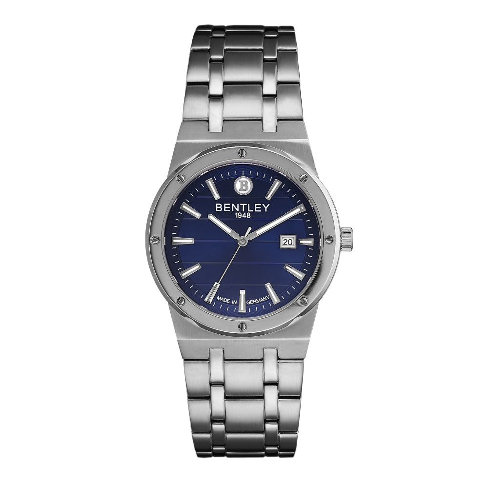 Bentley Men's Quartz Blue Dial Watch - BEN-0067