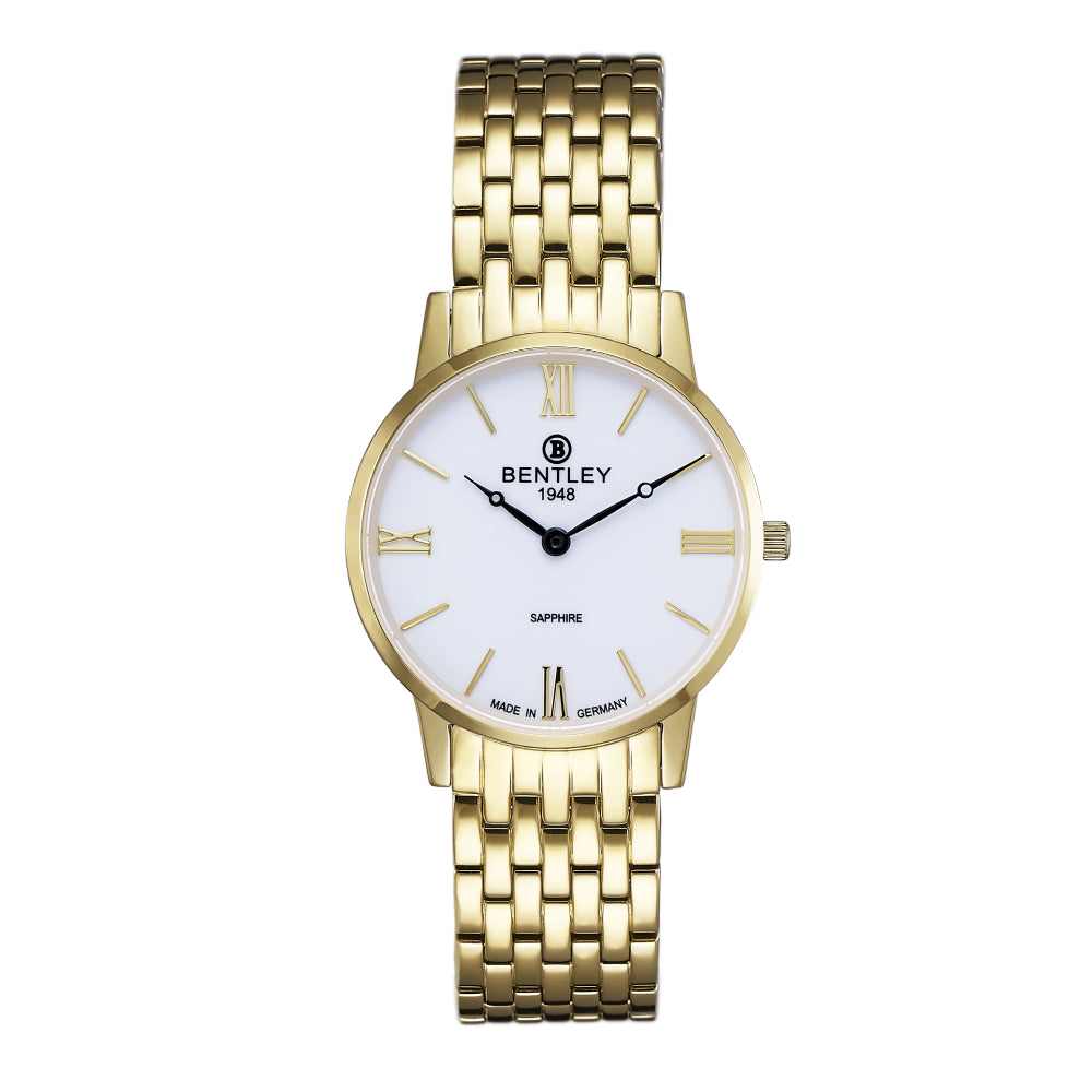 Bentley Women's Quartz White Dial Watch - BEN-0078
