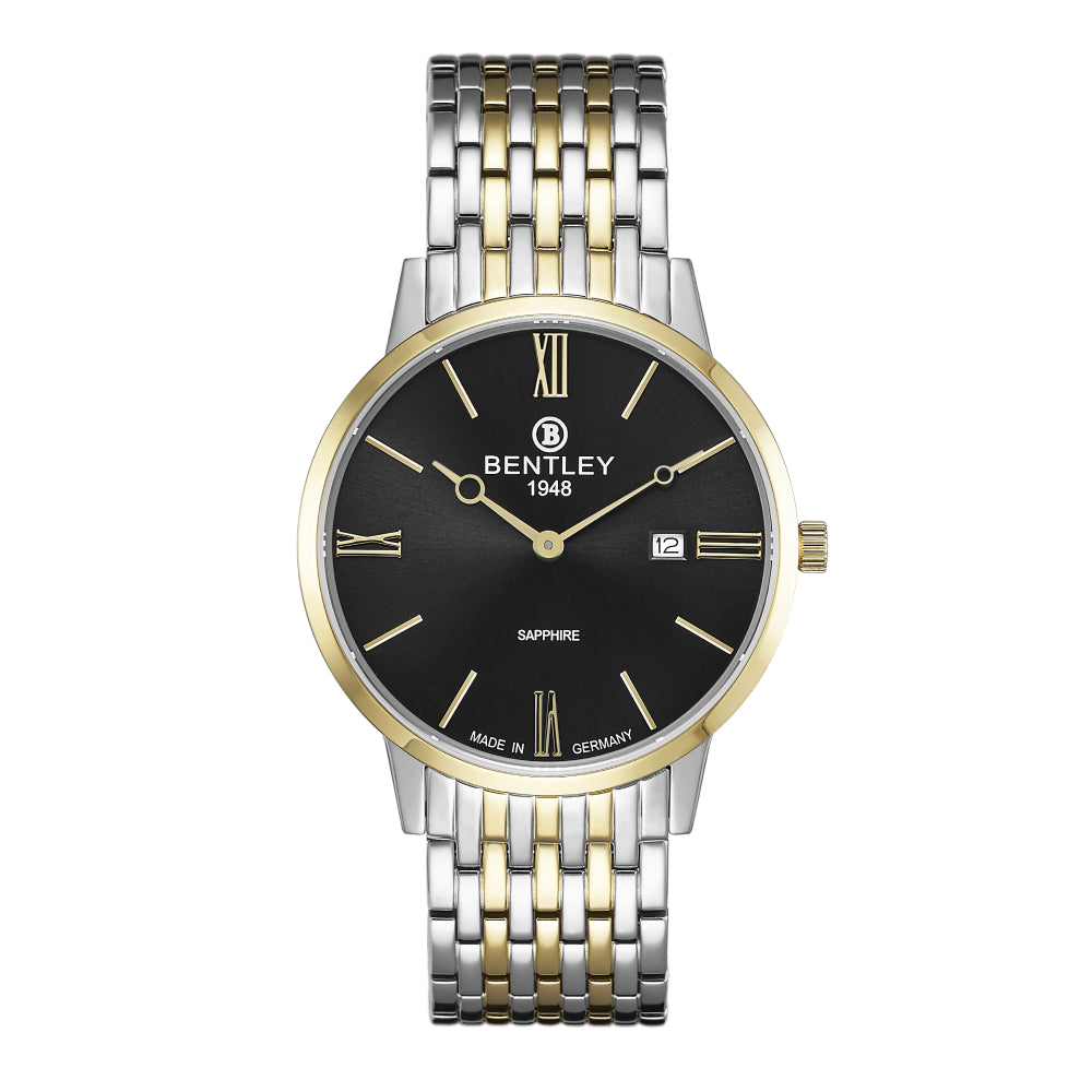 Bentley Men's Quartz Black Dial Watch - BEN-0083