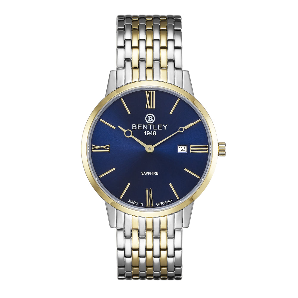 Bentley Men's Quartz Blue Dial Watch - BEN-0084