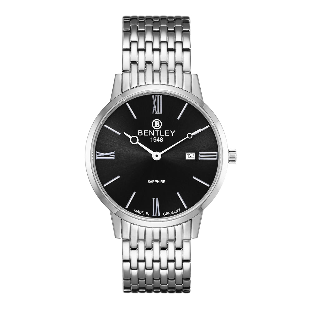 Bentley Men's Quartz Black Dial Watch - BEN-0086
