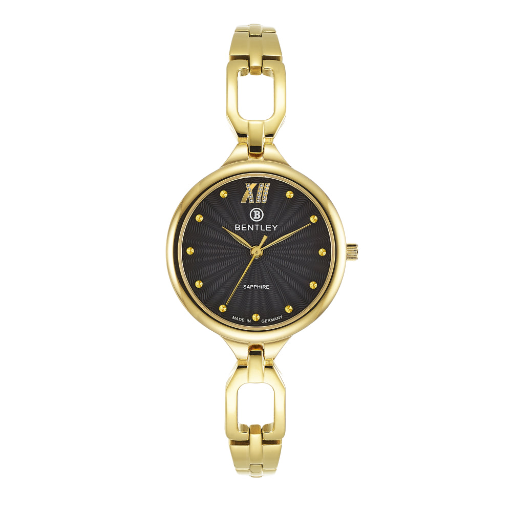 Bentley Women's Quartz Black Dial Watch - BEN-0108