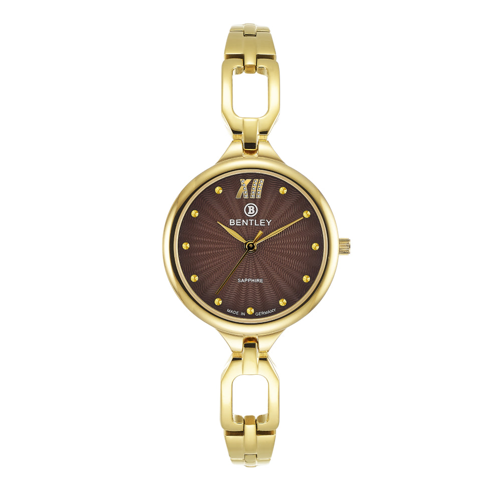 Bentley Women's Quartz Watch, Brown Dial - BEN-0109