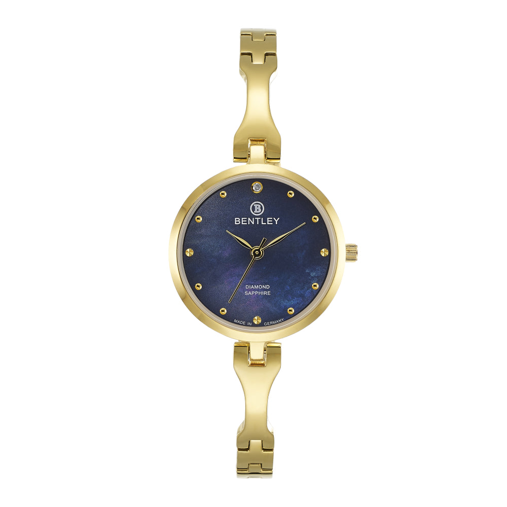 Bentley Women's Quartz Blue Dial Watch - BEN-0114 (DIAMOND)
