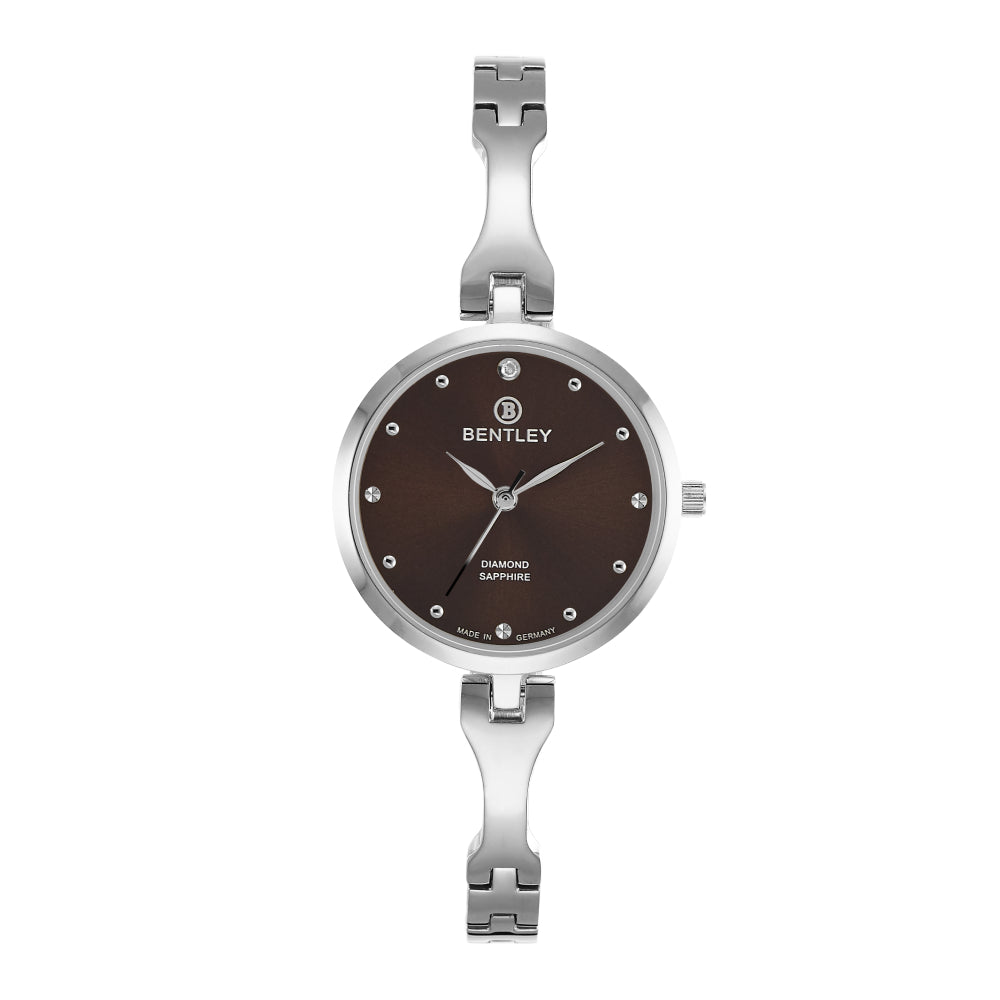 Bentley Women's Quartz Brown Dial Watch - BEN-0115 (DIAMOND)
