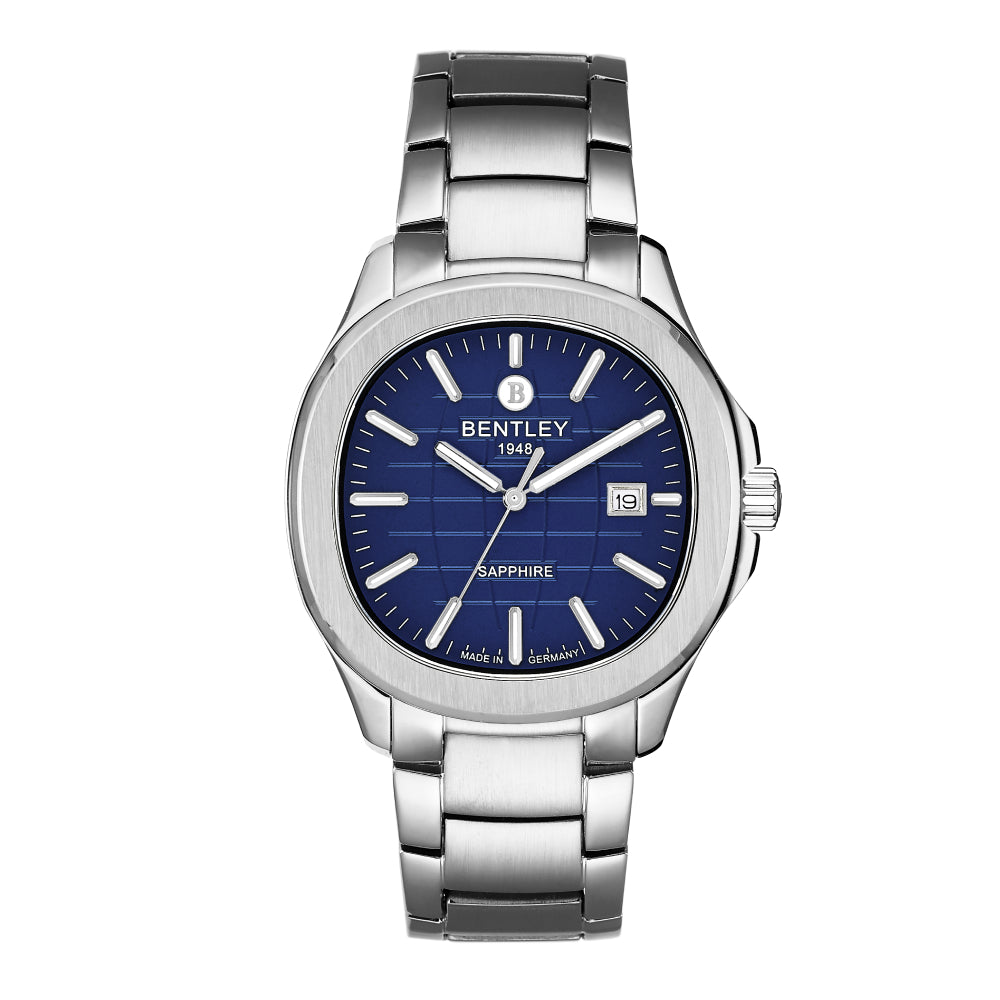 Bentley Men's Quartz Blue Dial Watch - BEN-0120