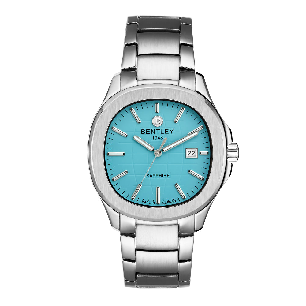 Bentley Men's Quartz Blue Dial Watch - BEN-0121