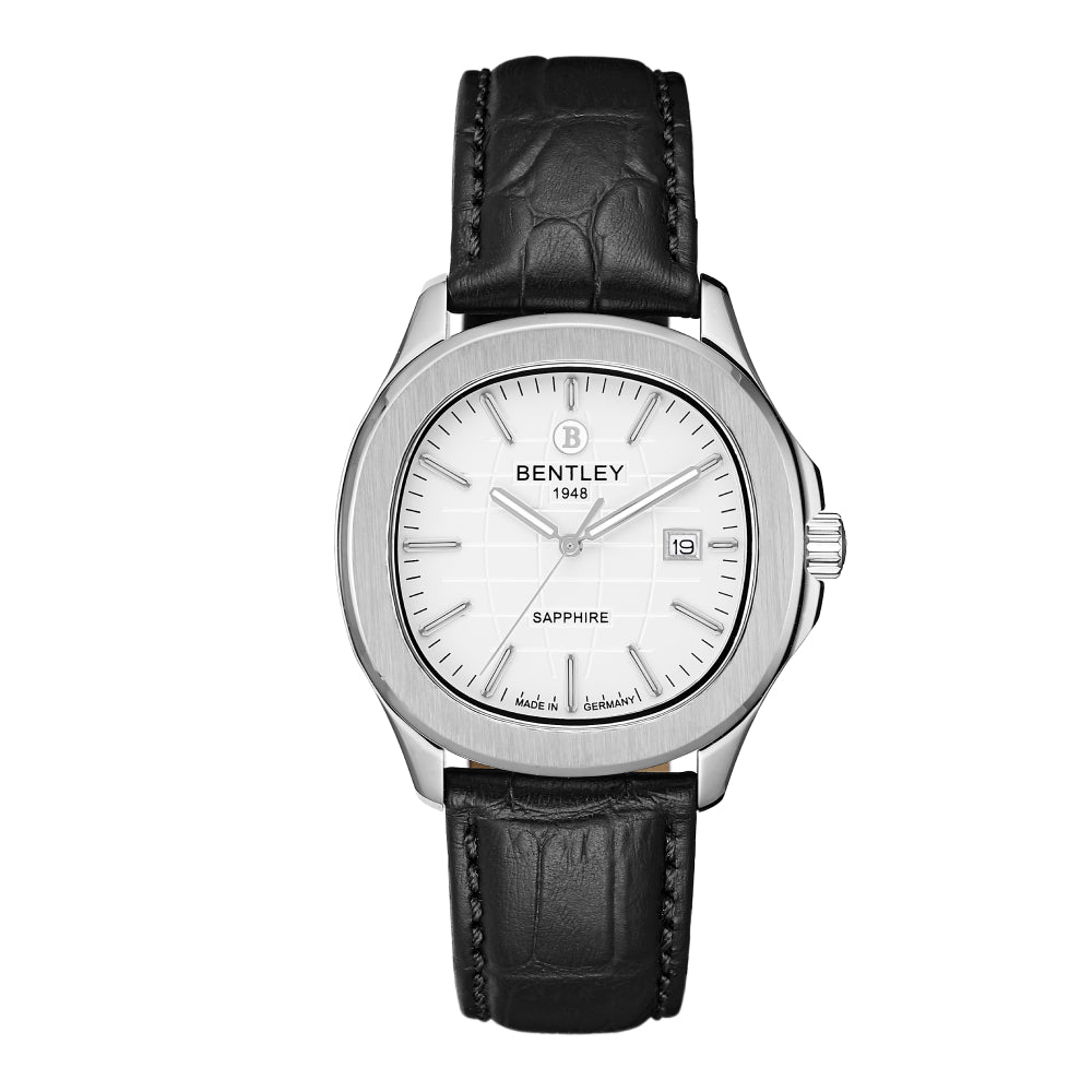Bentley Men's Quartz Watch, White Dial - BEN-0123