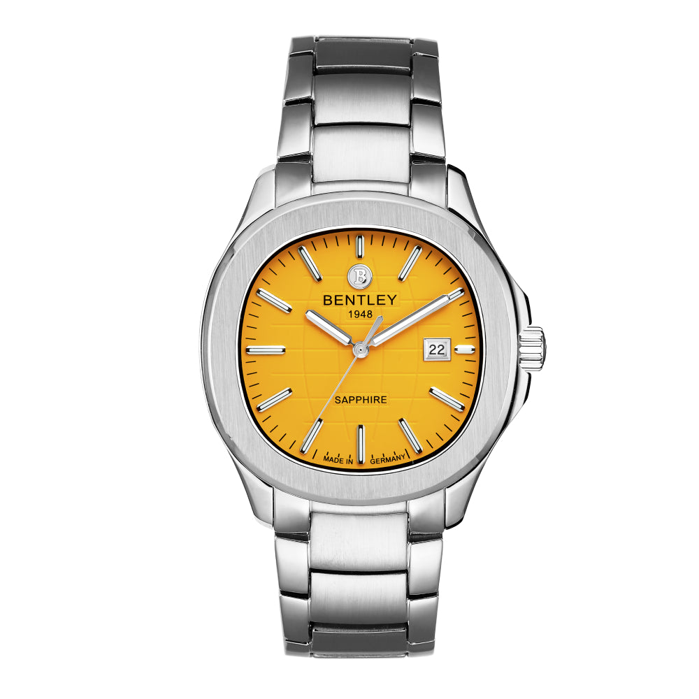 Bentley Men's Quartz Watch, Orange Dial - BEN-0124