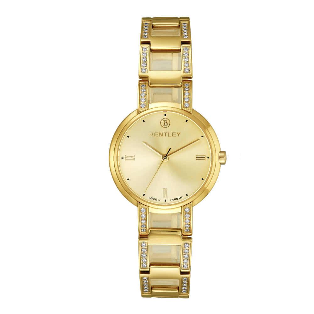 Bentley Women's Quartz Watch Gold Dial - BEN-0125