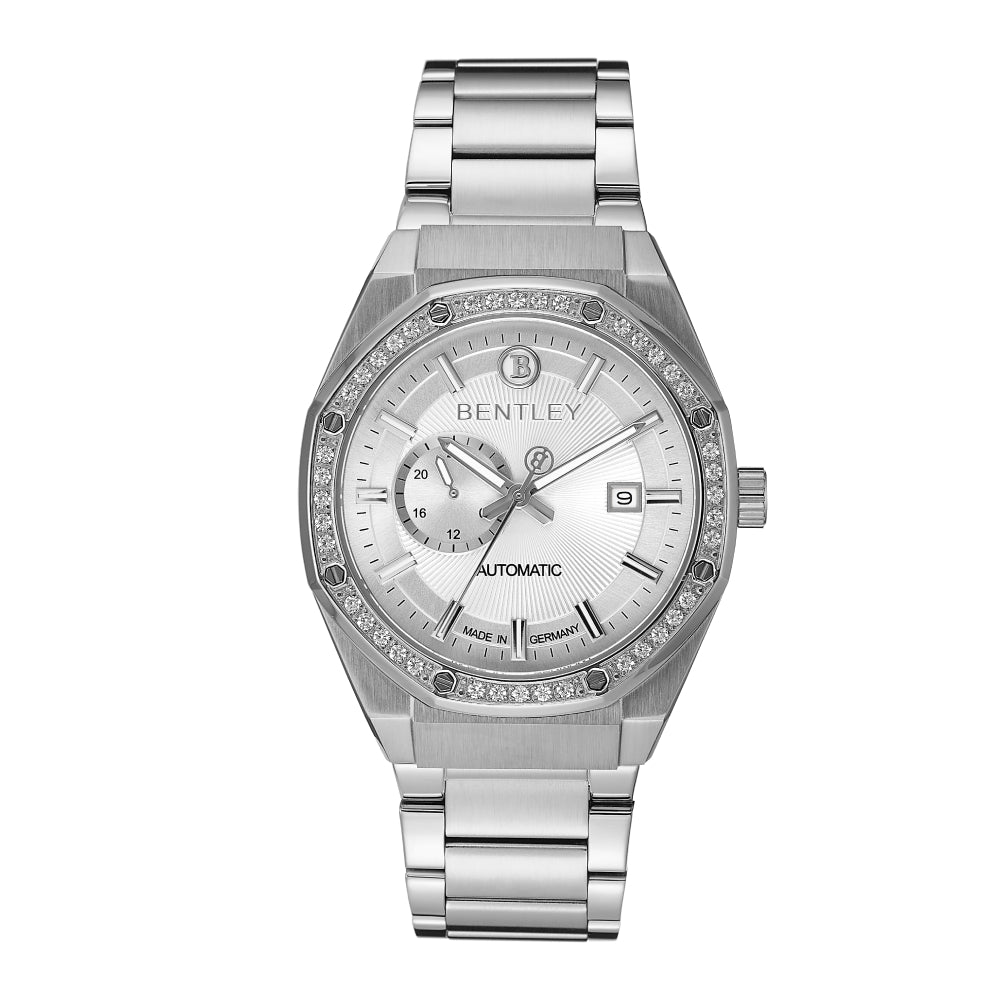 Bentley Men's Automatic White Dial Watch - BEN-0131