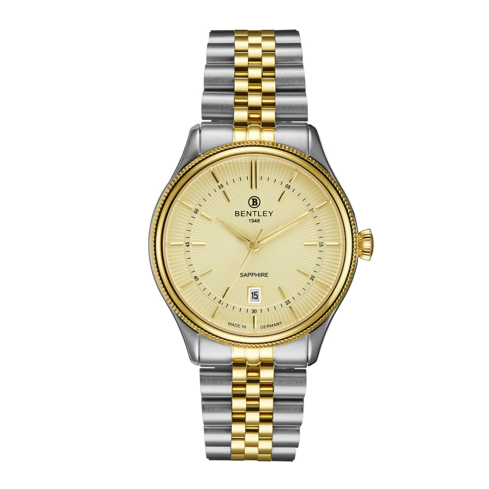 Bentley Men's Quartz Watch Gold Dial - BEN-0136