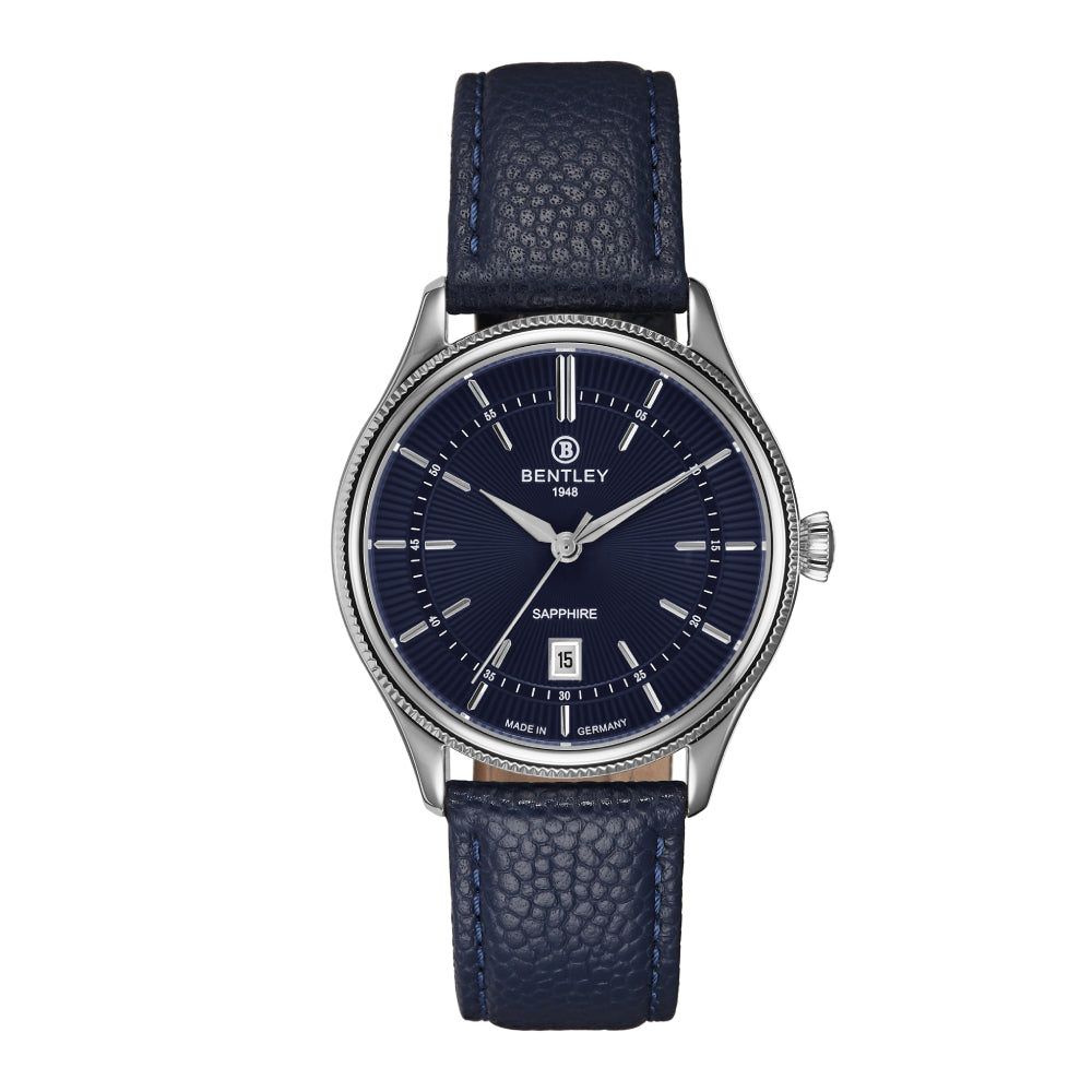 Bentley Men's Quartz Blue Dial Watch - BEN-0137