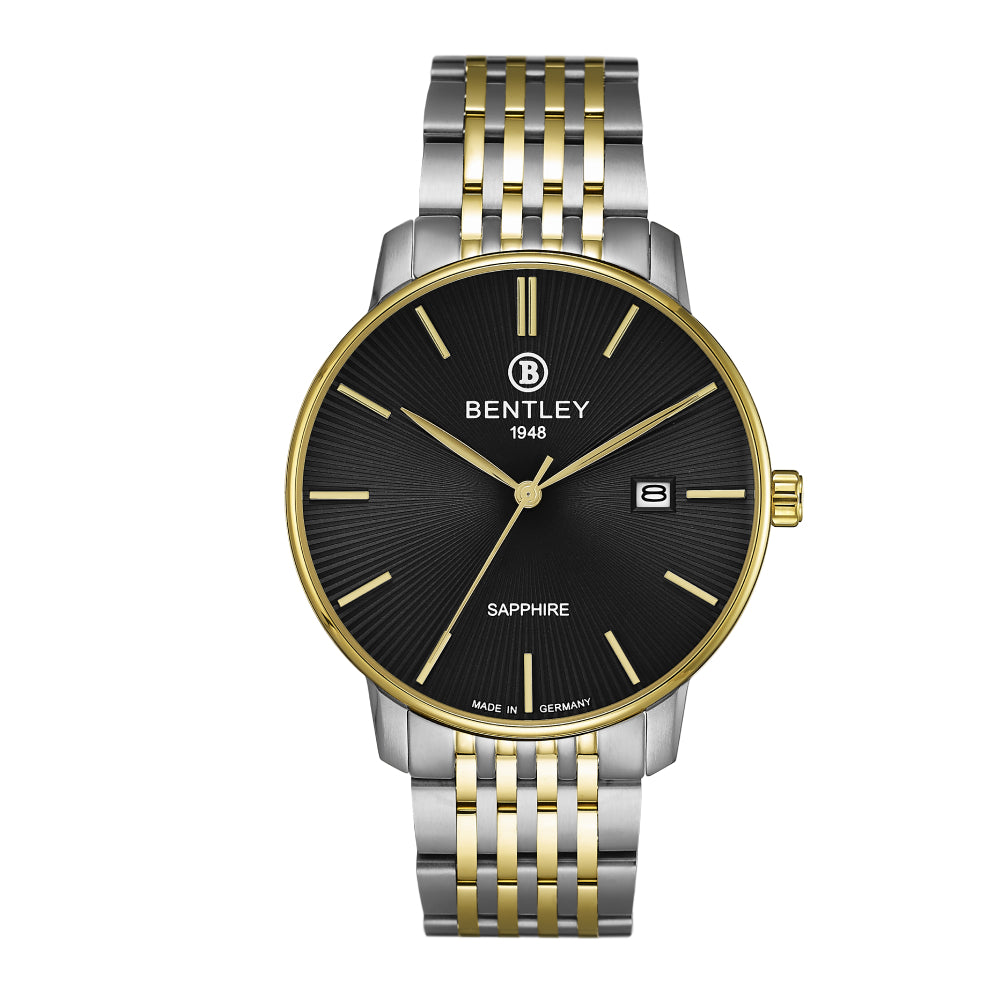 Bentley Men's Quartz Black Dial Watch - BEN-0139