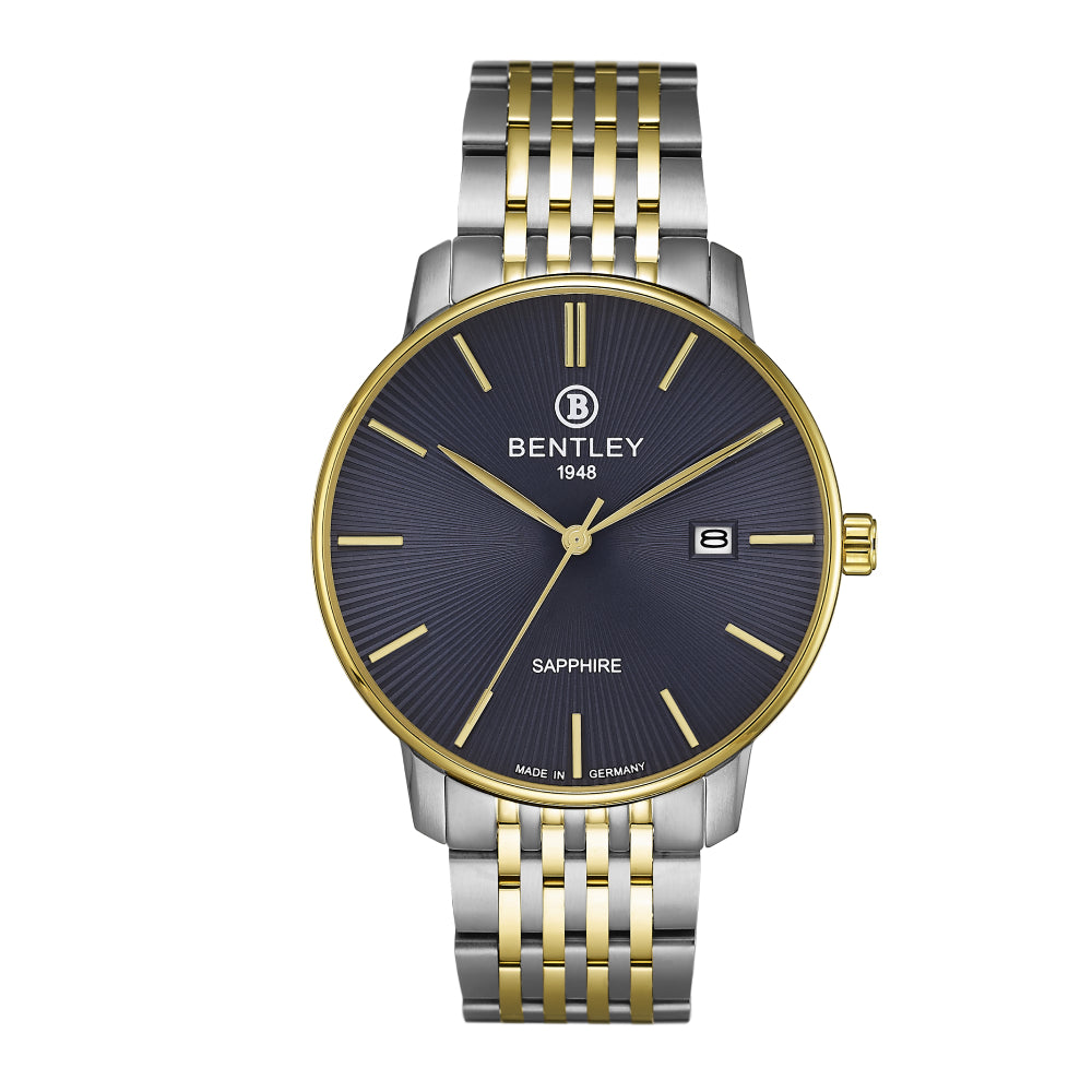 Bentley Men's Quartz Blue Dial Watch - BEN-0140
