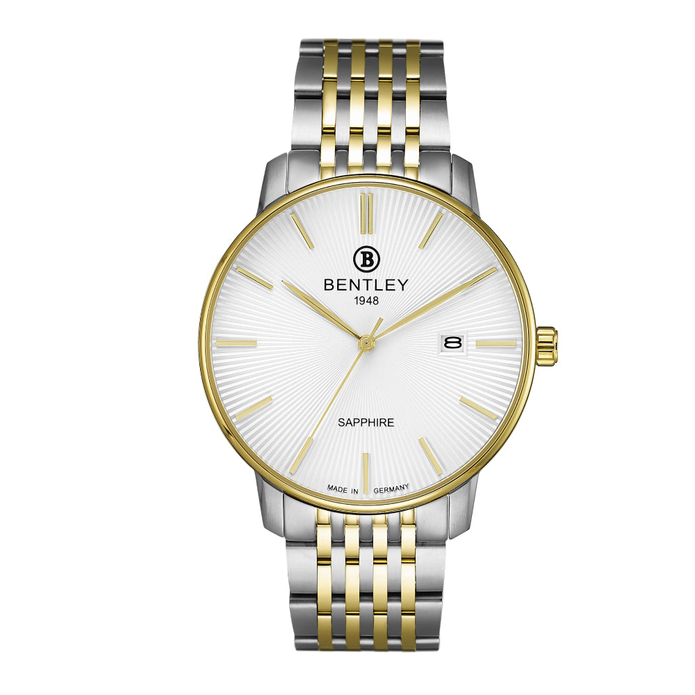 Bentley Men's Quartz Watch, White Dial - BEN-0141