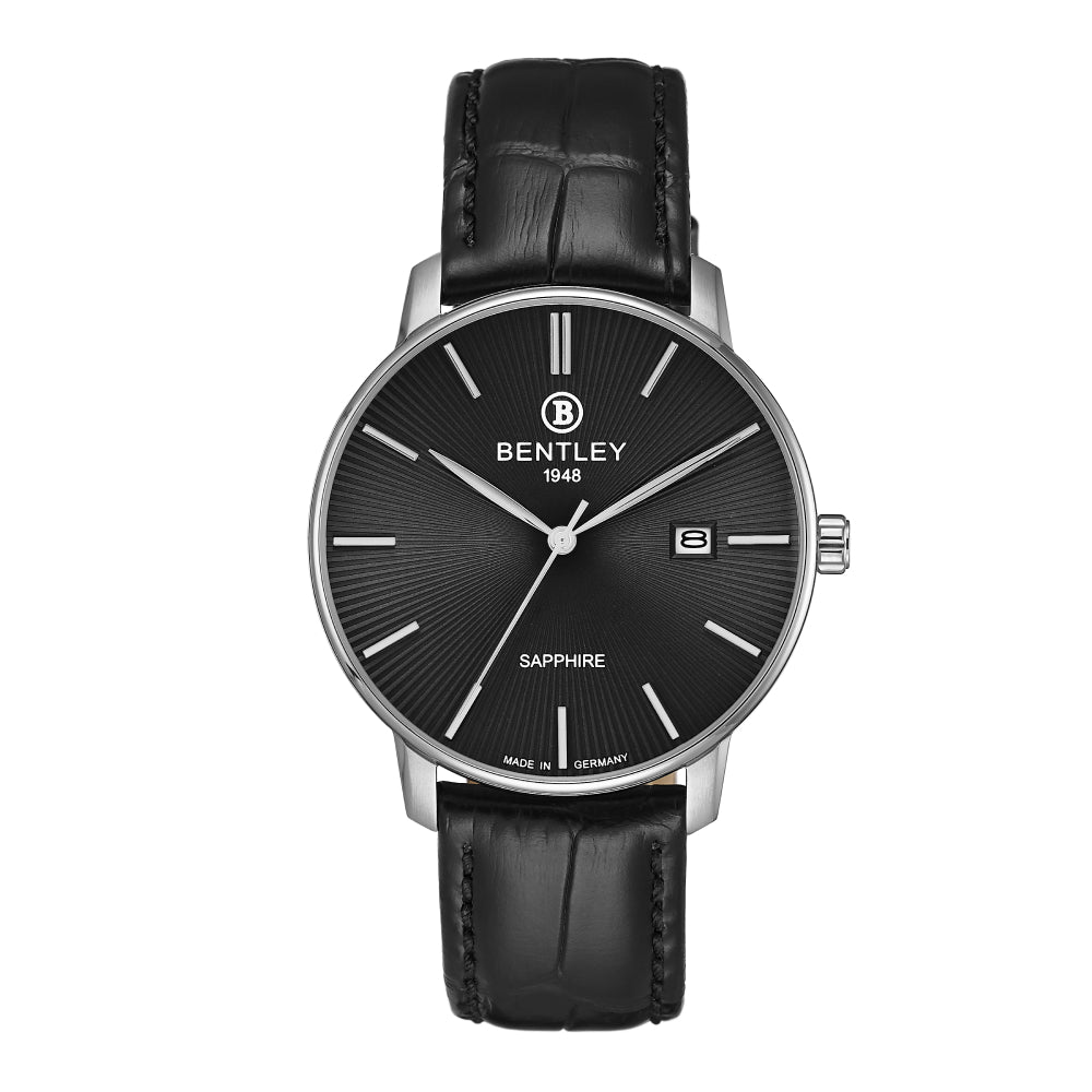 Bentley Men's Quartz Black Dial Watch - BEN-0142