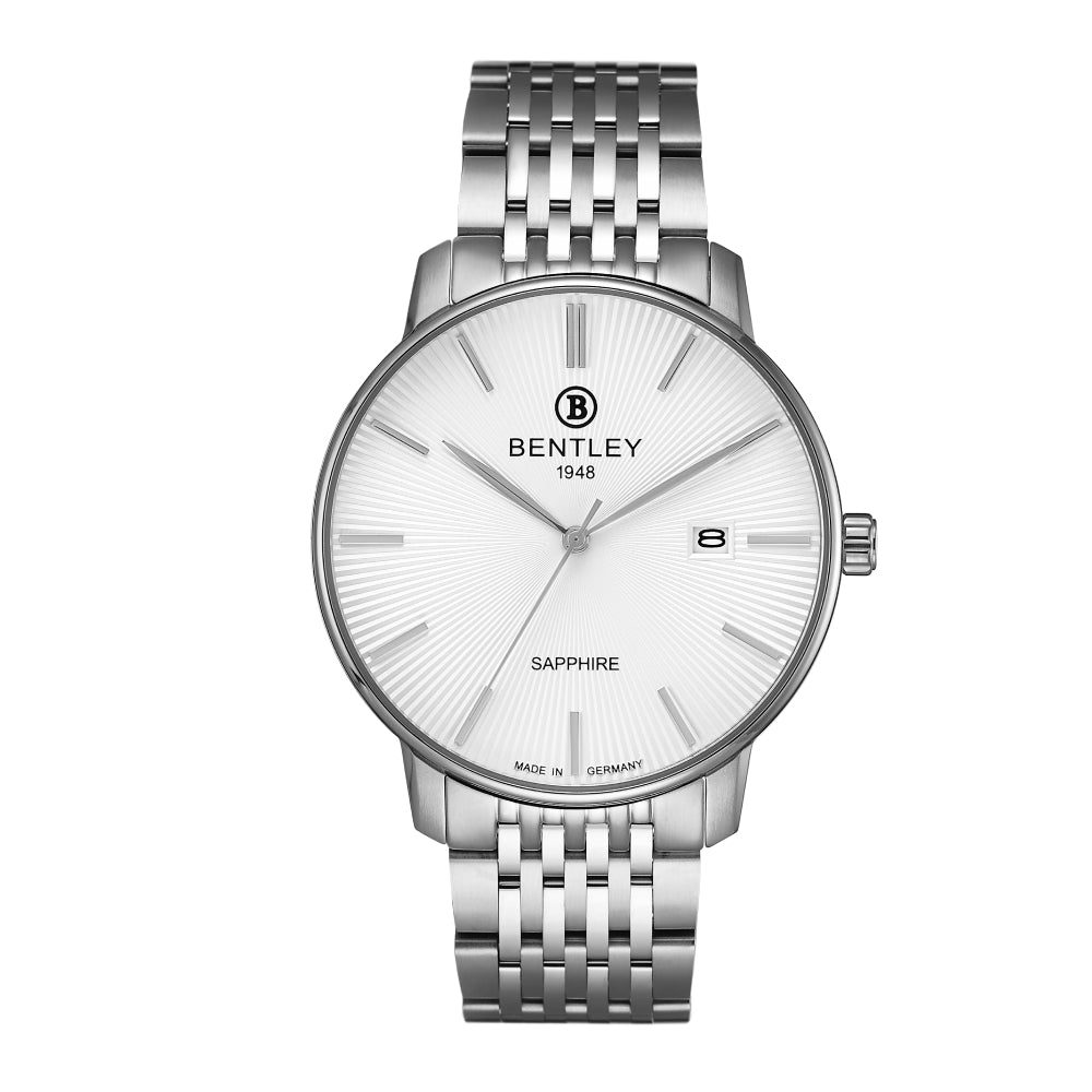 Bentley Men's Quartz Watch, White Dial - BEN-0144