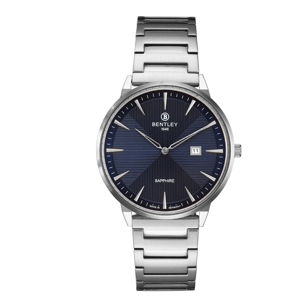 Bentley Men's Quartz Blue Dial Watch - BEN-0146