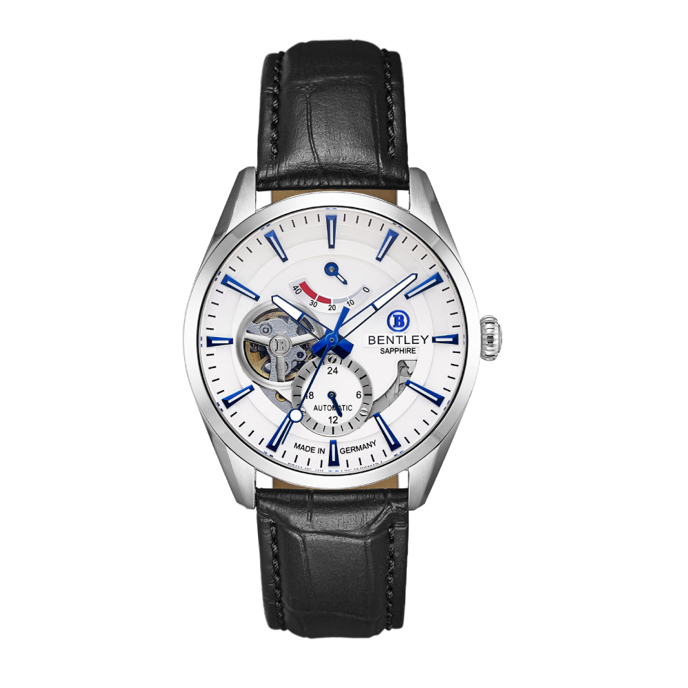 Bentley Men's Watch, Automatic Movement, White Dial - BEN-0159