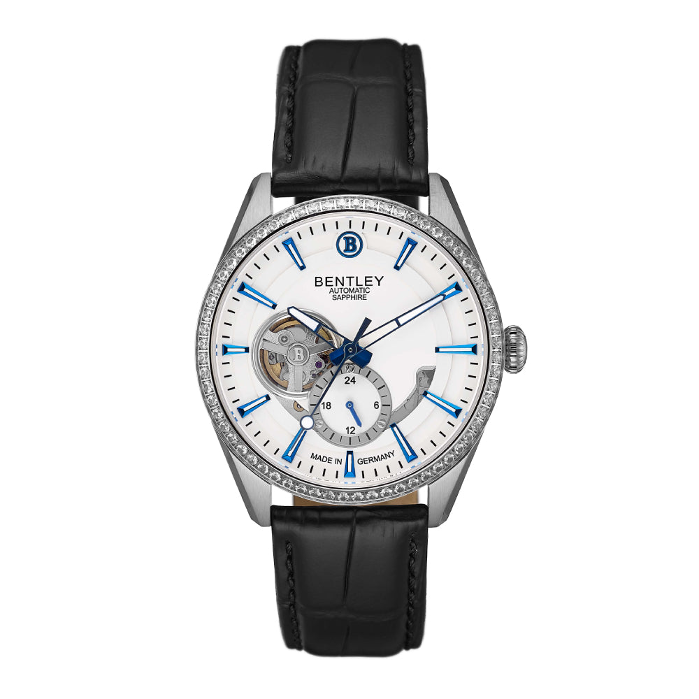 Bentley Men's Watch, Automatic Movement, White Dial - BEN-0162