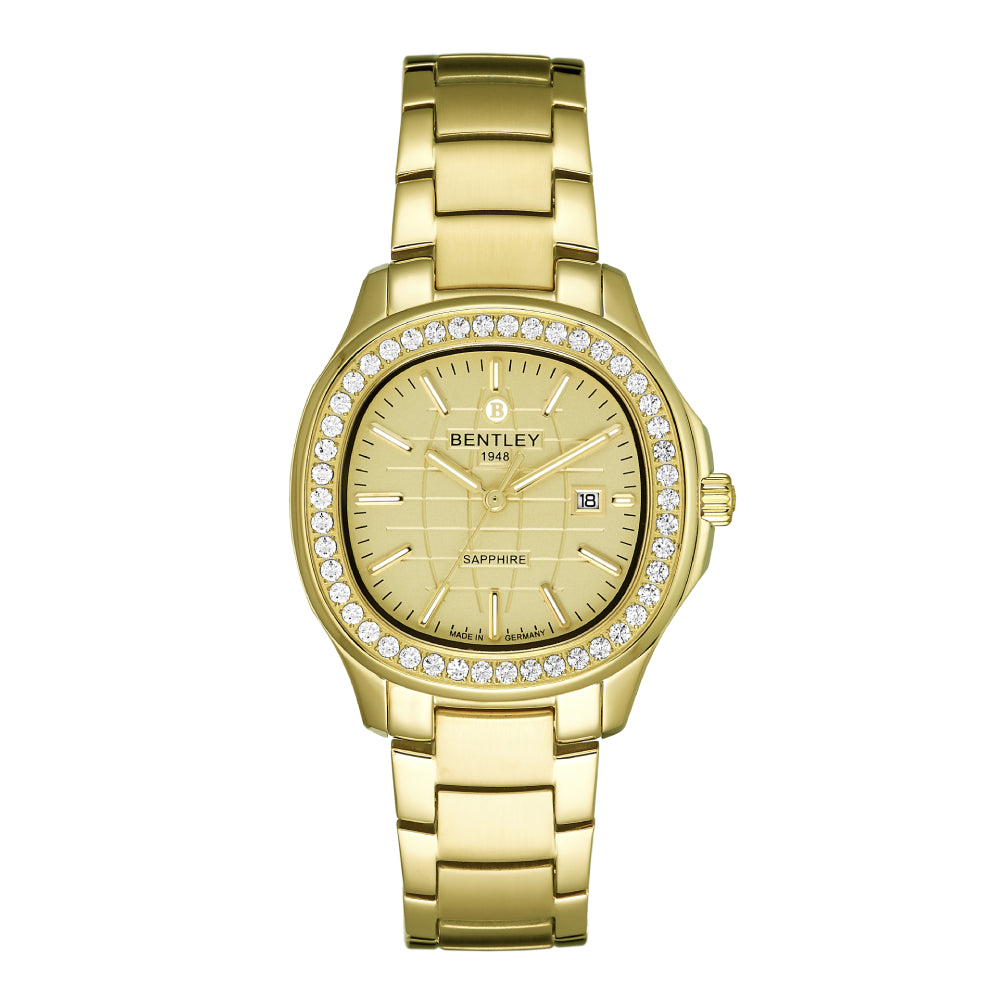 Bentley Women's Quartz Watch with Gold Dial - BEN-0164