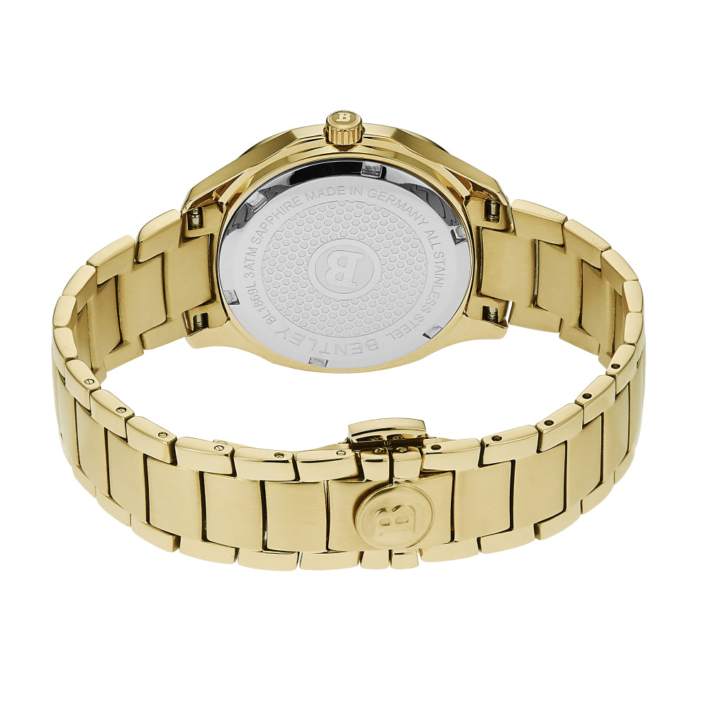 Bentley Women's Quartz Watch with Gold Dial - BEN-0164