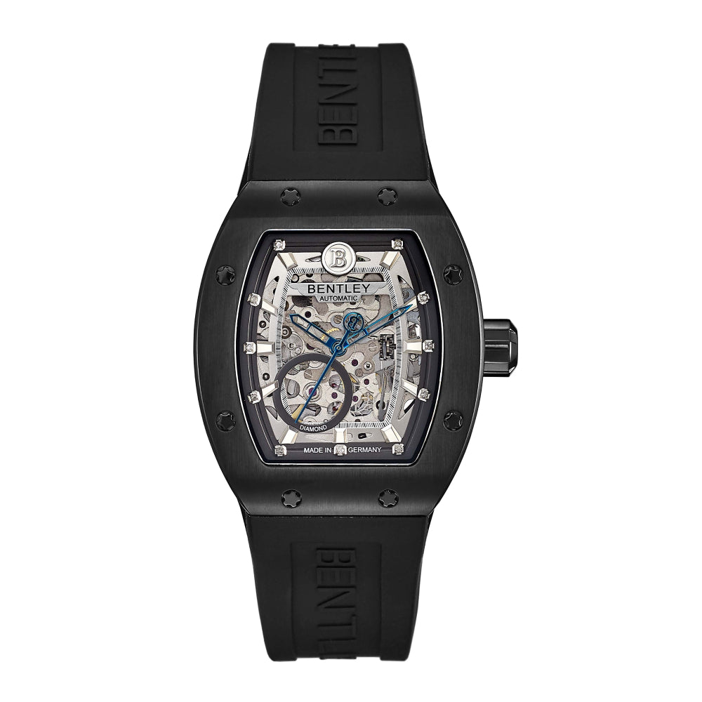 Bentley Men's Automatic Watch, Black Dial - BEN-0177(11/D0.055CT)