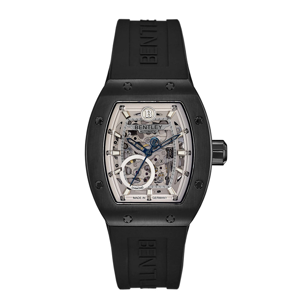 Bentley Men's Automatic Watch, White Dial - BEN-0179(11/D0.055CT)