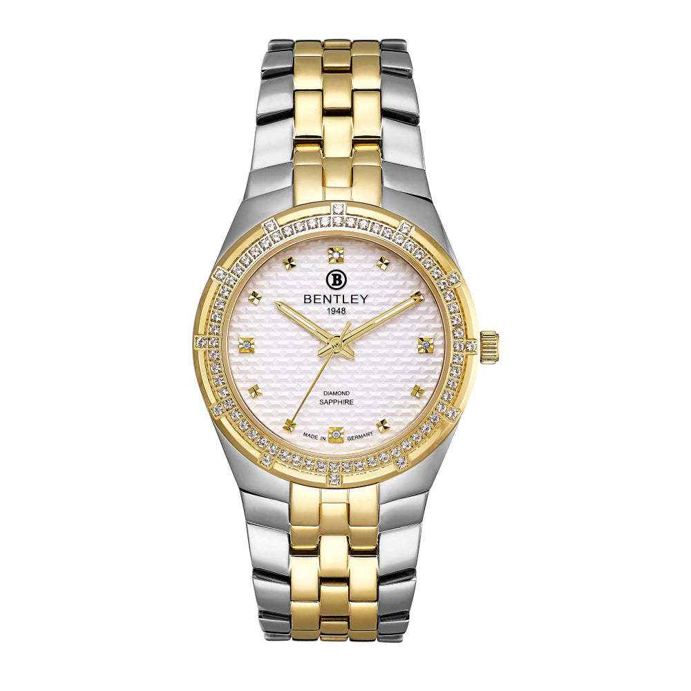 Bentley Women's Quartz Watch, White Dial - BEN-0183(4/D0.02CT)