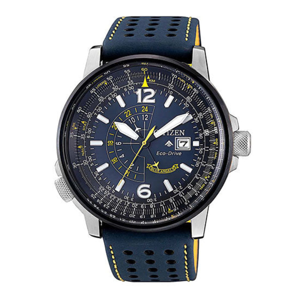 Citizen Men's Optical Powered Movement Blue Dial Watch - BJ7007-02L
