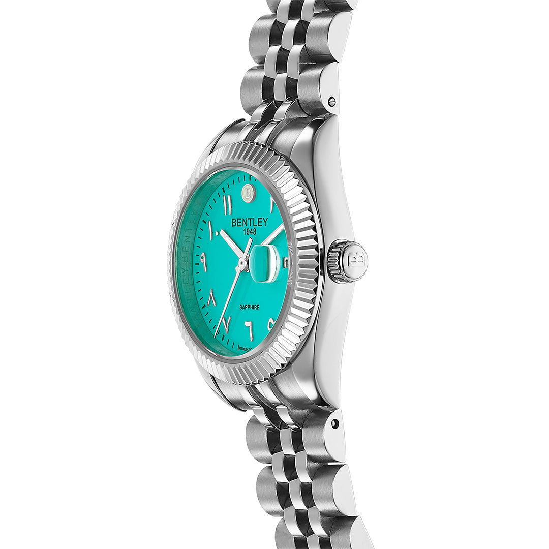 Bentley Men's Quartz Watch with Blue-Green Dial BEN-0243