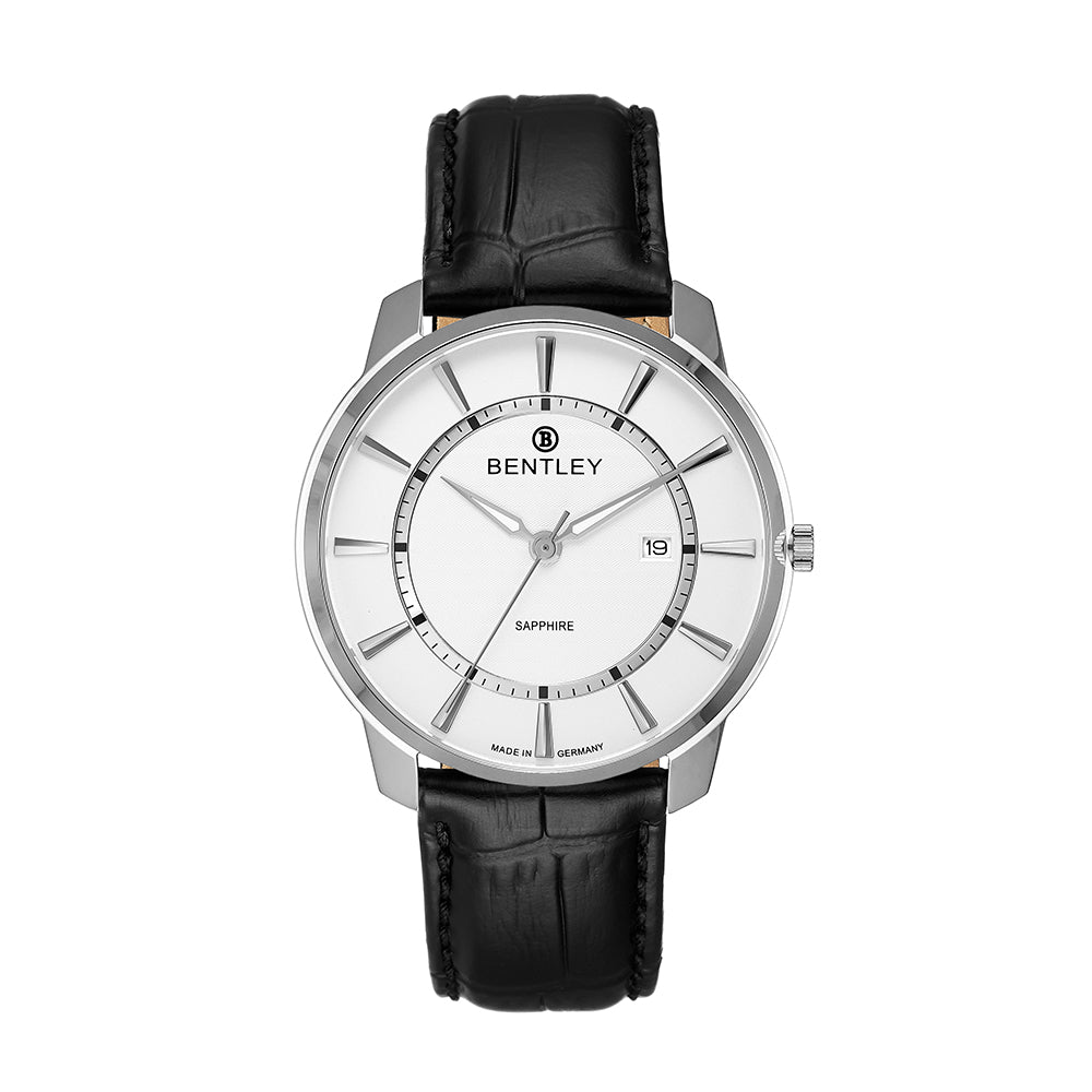 Bentley Men's Quartz Watch with White Dial BEN-0203