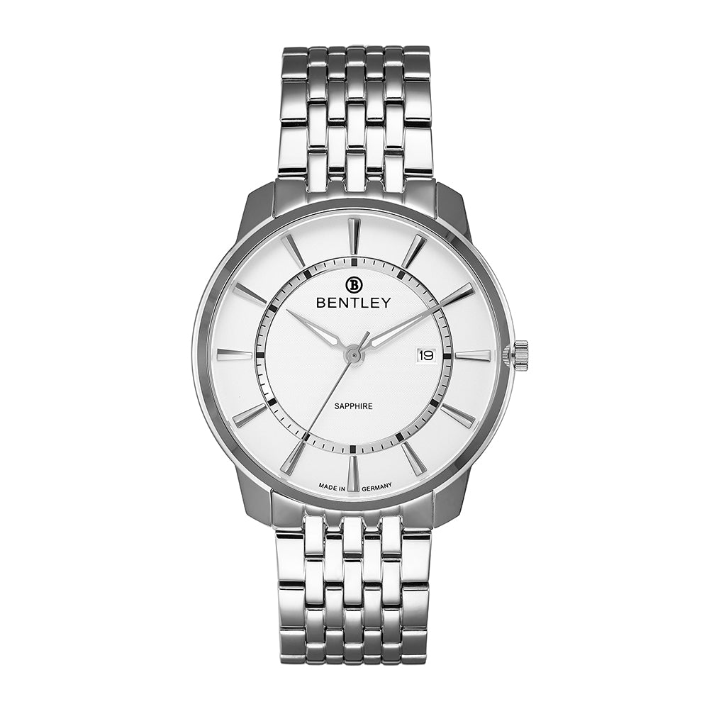 Bentley Men's Quartz Watch with White Dial BEN-0204