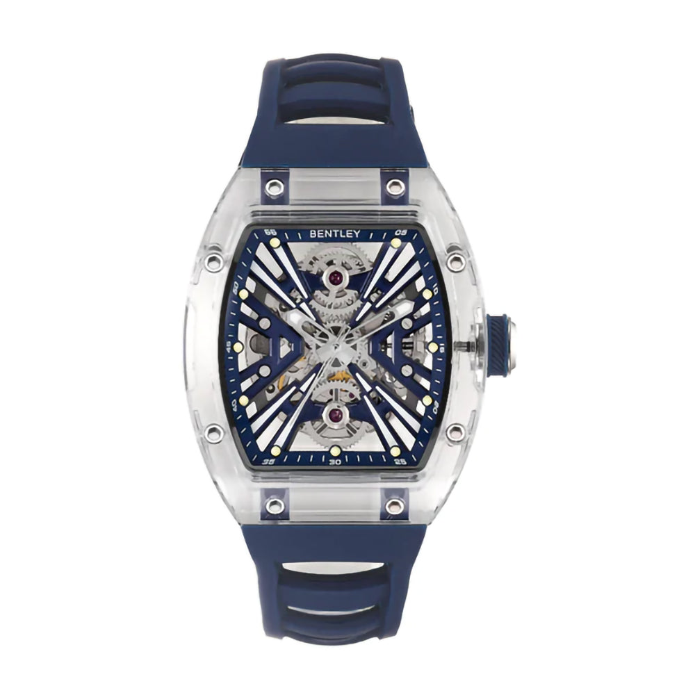 ساعة بنتلي أوتوماتيك للرجال بلون مينا أزرق – BEN-0263