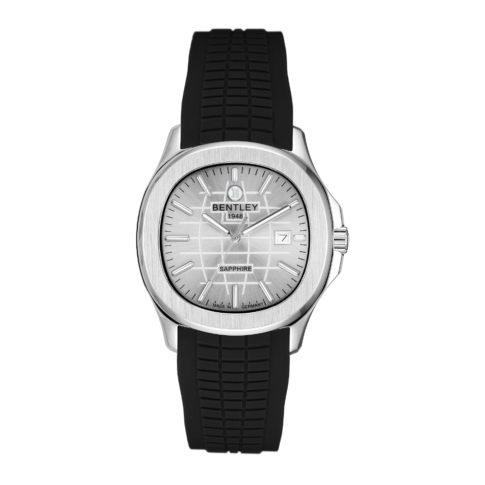 Bentley Men's Quartz Watch with Silver Dial - BEN-0312