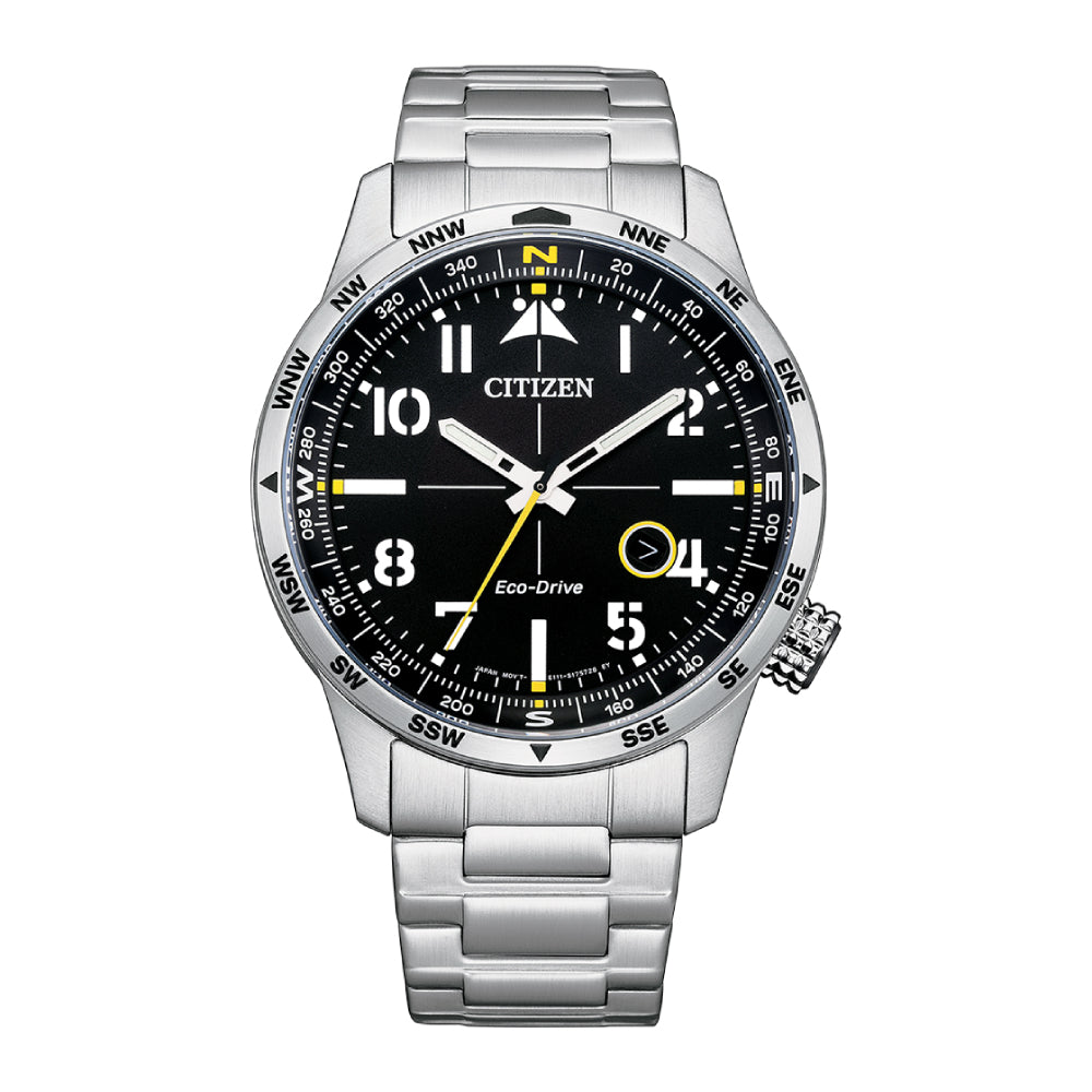 Citizen Men's Watch with Optical Powered Movement and Black Dial - CITC-0057